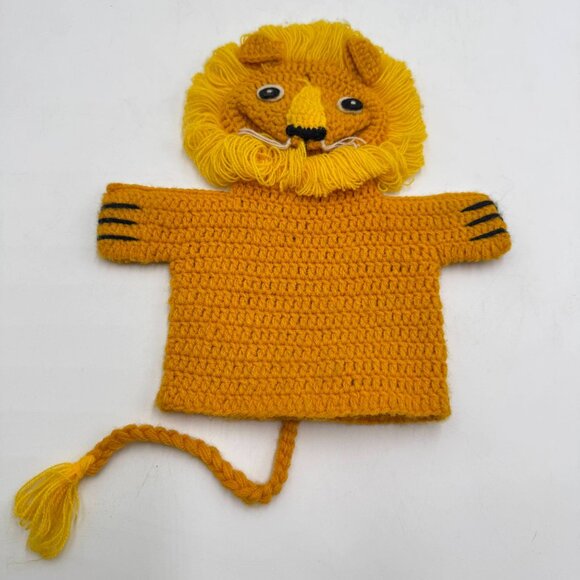 Vtg 70's R. Dakin Lion & Elephant Puppets (3) Golf Club Covers Zoo Animals - Picture 12 of 16